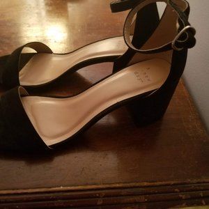 A New Day Women's Michaela Block Heel Pumps Black